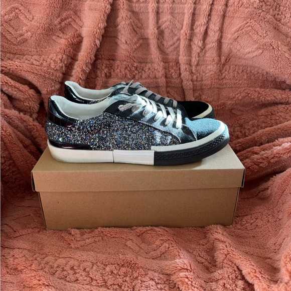 Steve Madden Embark Glitter Sneaker Size 11 - Picture 3 of 10